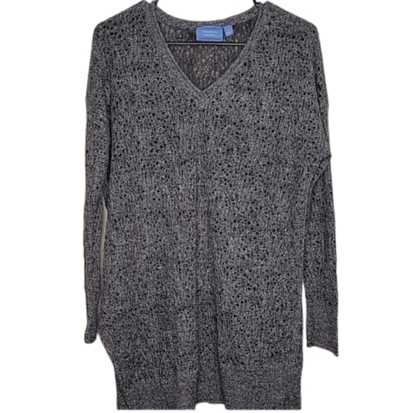 Simply Vera Vera Wang Sweaters - Simply Vera Wang Long Sleeve V-Neck Open Knit Sweater, Size S